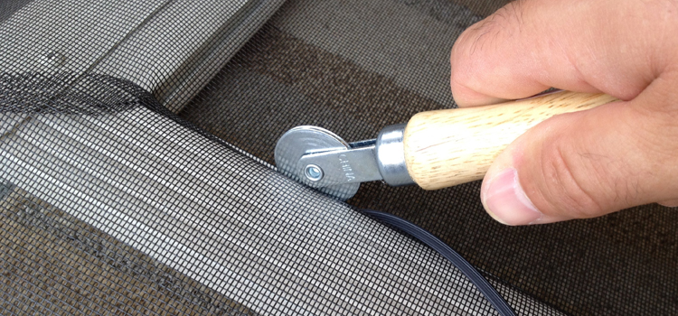 metal screen door repair in Lakeside